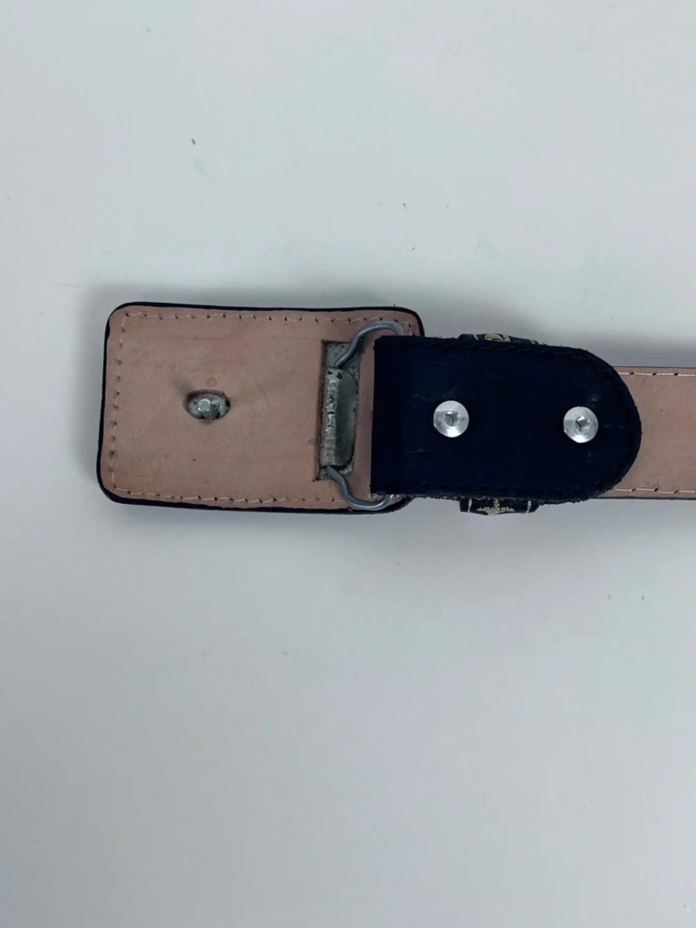 Women's Western Cowgirl Leather Belt withEmbroidered HorseShoe Floral Pattern 36